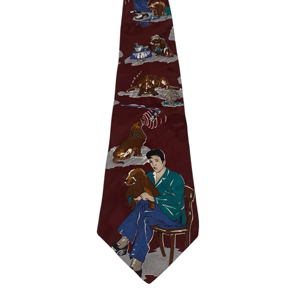 Elvis Hound Dog Vintage Collectible Tie - Like New